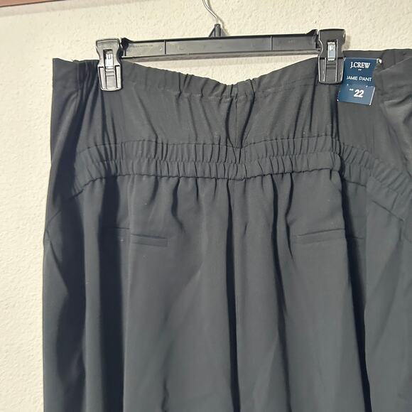NEW J.Crew Maternity Jamie Classic Dress Pant Black Normcore Minimalist Curvy 22 - Picture 5 of 10